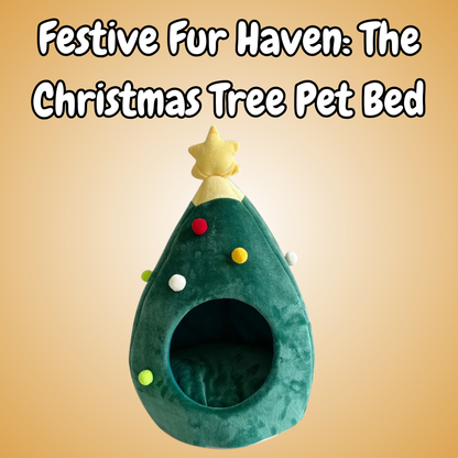 Christmas Tree Cat House