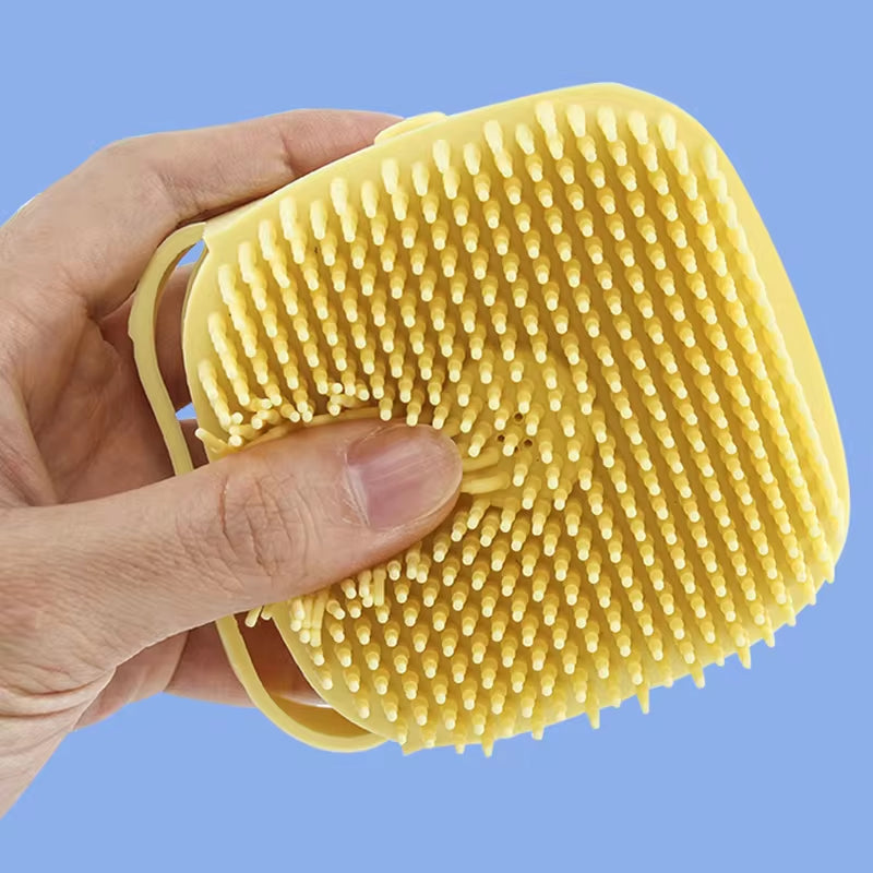 Dog Cat Bath Massage Brush 