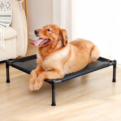 Elevated Pet Bed Dog Cat Folding Pet Camping Bed Cat Dog House Portable Removable Washable Four Seasons Cats Kennel Puppy Beds