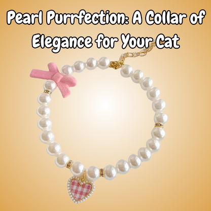 Cat Collar Pearl