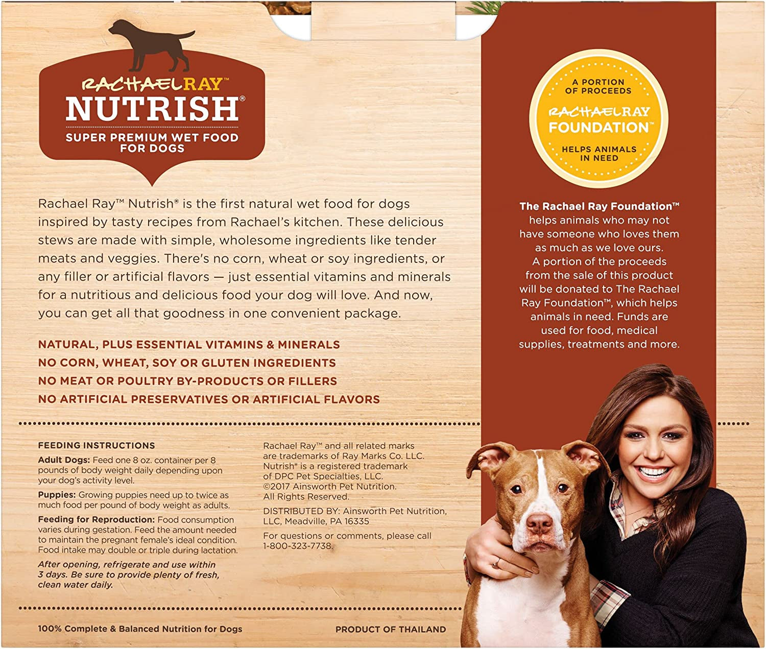 Rachael Ray Natural Wet Dog Food 